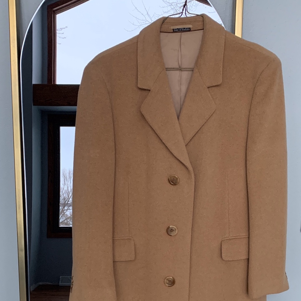 Vintage Teller cashmere coat - camel